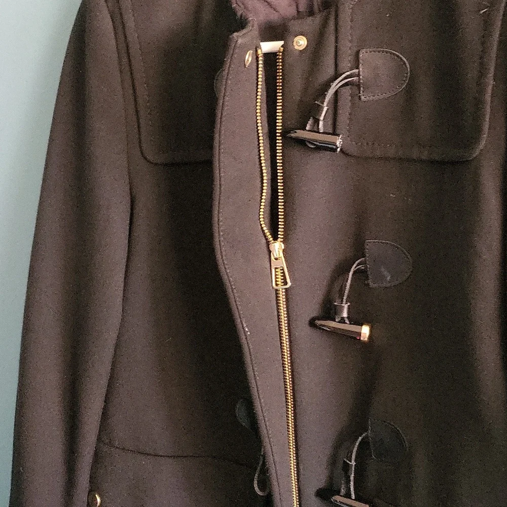 Zara Elegant Black Coat - Picture 3 of 6